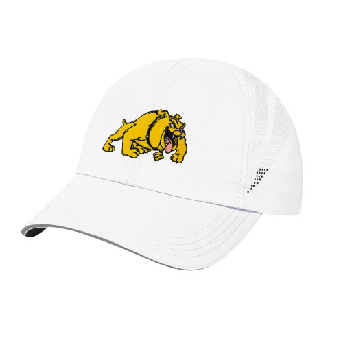  White Performance Cap - Primary Mark
