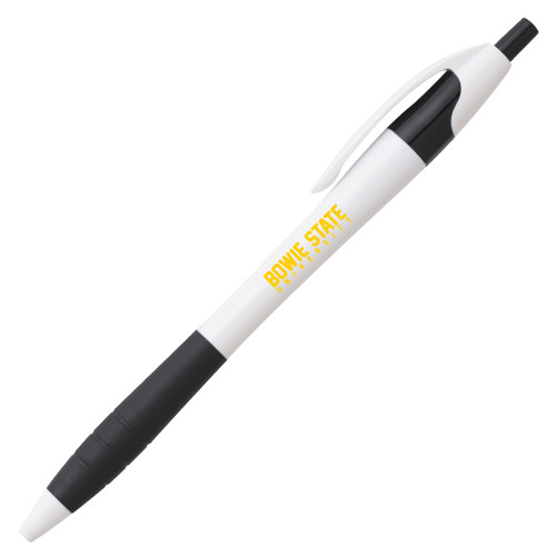  Cougar Black Pen - Bowie State University Stacked