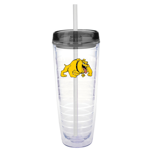 Tritan Double Wall Tumbler w/Charcoal Top 26oz - Primary Mark