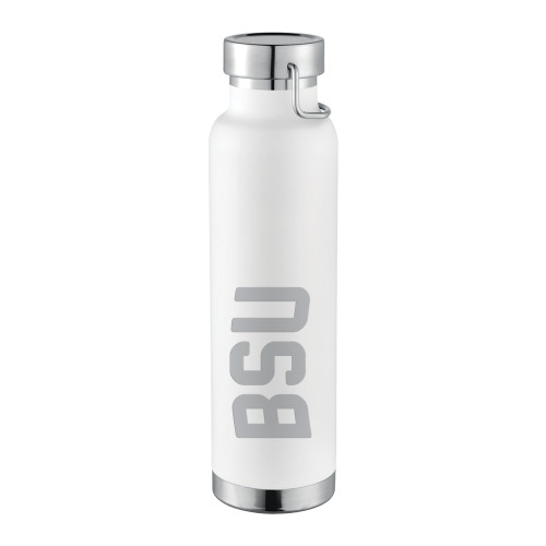  Thor Copper Vacuum Insulated White Bottle 22oz - BSU