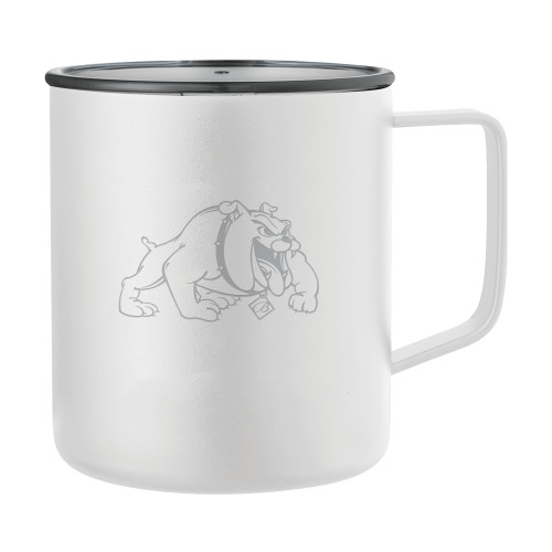 Rover Camp Vacuum Insulated White Mug 14oz - Primary Mark