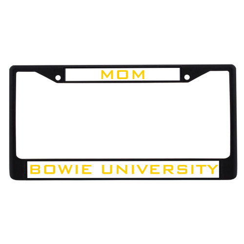  Mom Metal License Plate Frame in Black - Mom