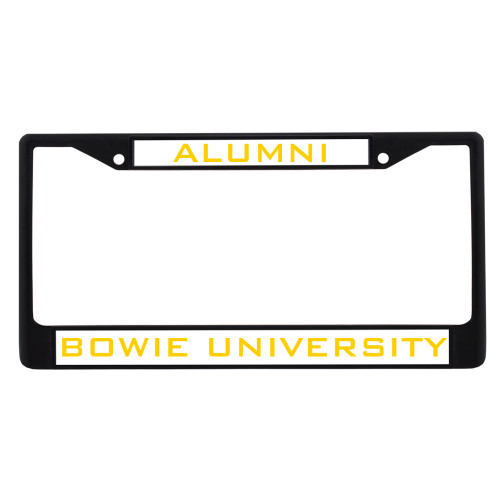  Alumni Metal License Plate Frame in Black - Alumni