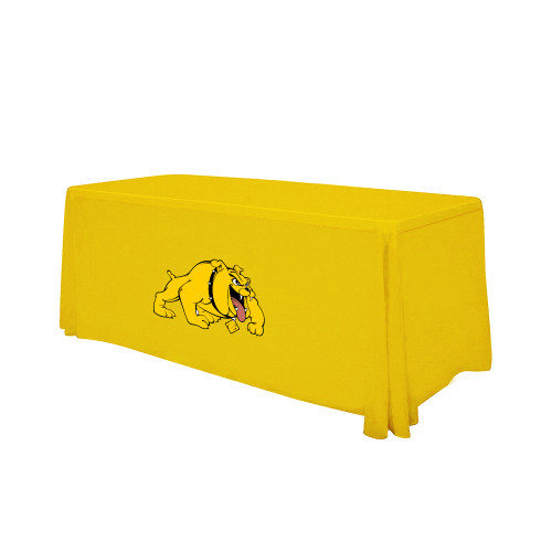  Gold 6 foot Table Throw - Primary Mark
