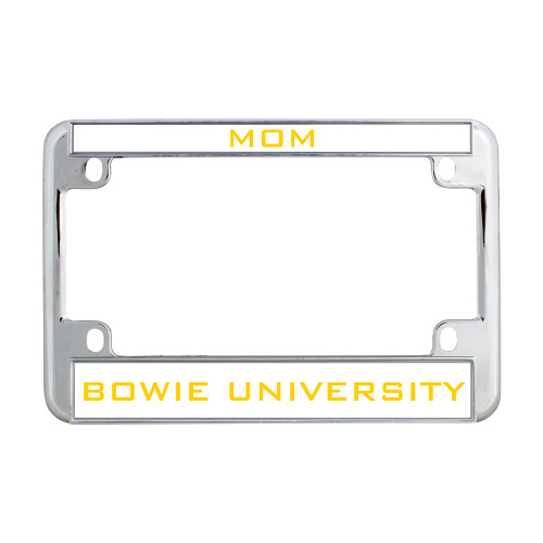 Metal Motorcycle License Plate Frame in Chrome - Mom