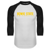 Thumbnail image for  White/Black Raglan Baseball T Shirt
