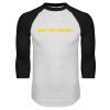 Thumbnail image for  White/Black Raglan Baseball T Shirt
