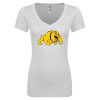 Thumbnail image for  Next Level Womens White Ideal V Tee