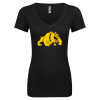 Thumbnail image for  Next Level Womens Black Ideal V Tee