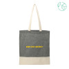 Thumbnail image for  Split Recycled Black Cotton Twill Convention Tote
