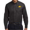 Thumbnail image for  Black Twill Button Down Long Sleeve
