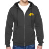 Thumbnail image for  Charcoal Fleece Full Zip Hoodie
