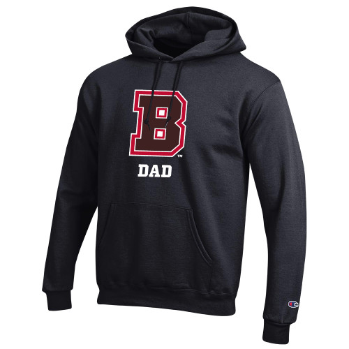  Champion Black Fleece Hoodie - Dad w/ B