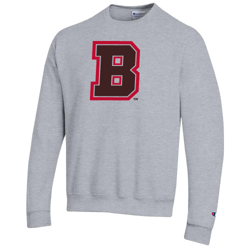  Champion Heather Grey Fleece Crew - B