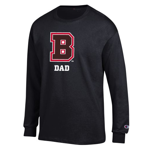  Champion Black Long Sleeve T Shirt - Dad w/ B