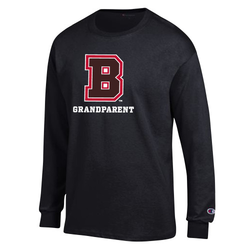  Champion Black Long Sleeve T Shirt - Grandparent