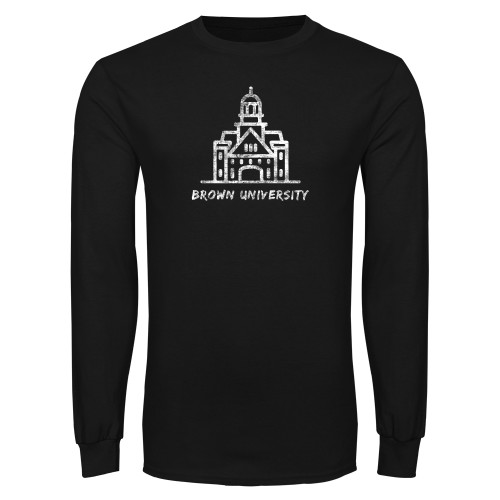  Black Long Sleeve T Shirt - Campus Brown Dist.