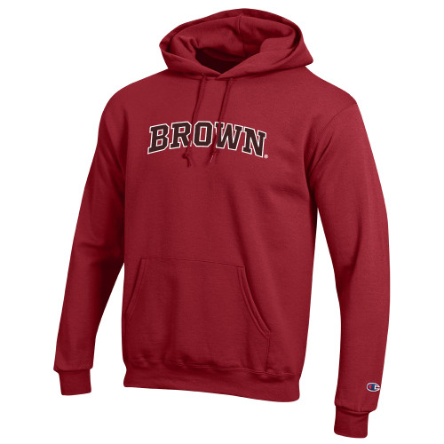  Champion Cardinal Fleece Hoodie - Brown Arched