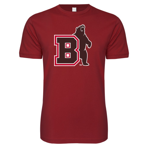  Next Level Cardinal SoftStyle T Shirt - Bear with B