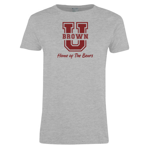  Womens Grey Short Sleeve Tee - Home of the Bears