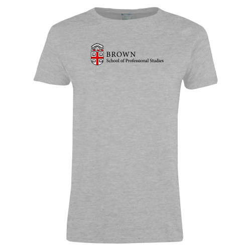  Womens Grey Short Sleeve Tee - Brown - School of Professional Studies