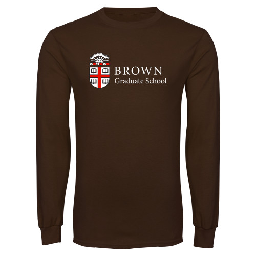  Brown Long Sleeve T Shirt - Brown - Graduate School