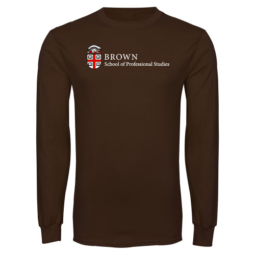  Brown Long Sleeve T Shirt - Brown - School of Professional Studies