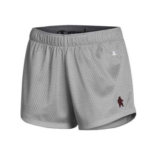  Champion Womens Grey Mesh Short - Bear