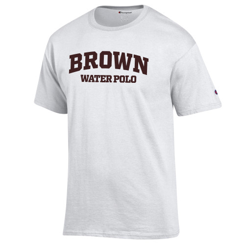  Champion White T Shirt - Arched Brown Water Polo