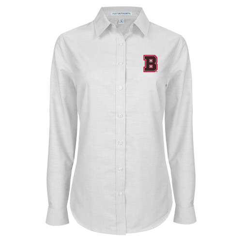  Womens White Oxford Shirt - B
