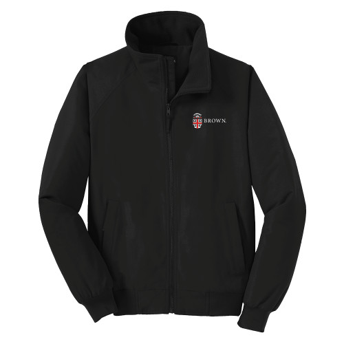 Black Charger Jacket - Flat University Crest
