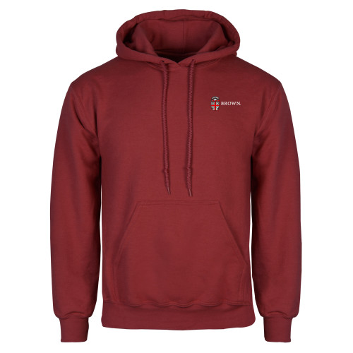  Cardinal Fleece Hoodie - Flat University Crest