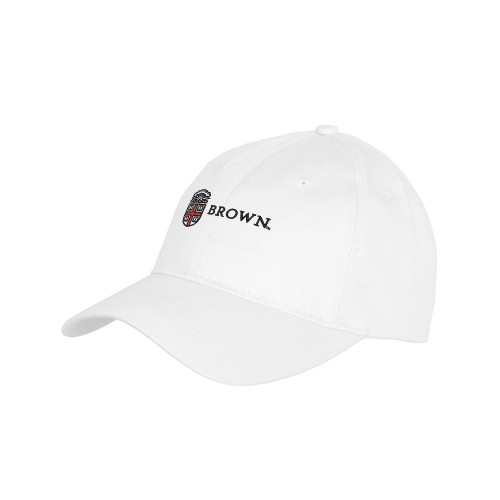  Youth White Pro Style Hat - Flat University Crest