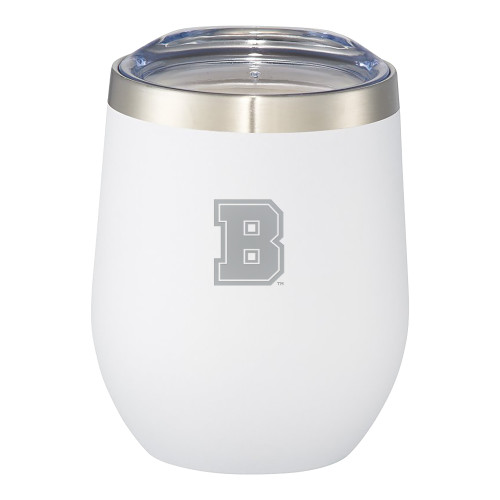 Corzo Vacuum Insulated White Cup 12oz - B Engraved