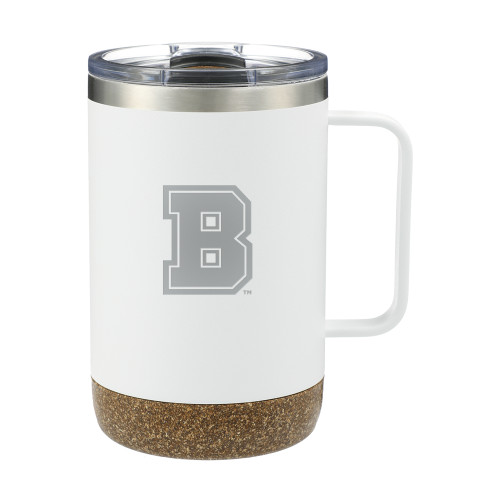 Brown University Valhalla Vacuum Insulated Camp White Mug 14oz