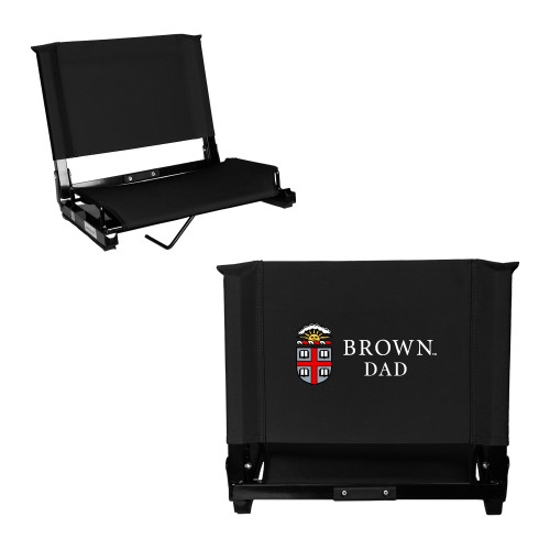  Stadium Chair Black - Brown Dad