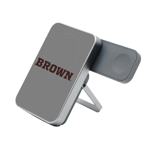  Duelix Wireless Powerbank - Brown Wordmark