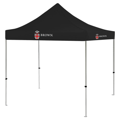  9 ft x 9 ft Black Tent - Flat University Crest