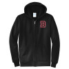 Thumbnail image for  Extended Black Fleece Full Zip Hoodie
