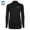 Thumbnail image for  Syntrel Womens Black Interlock 1/4 Zip