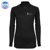 Thumbnail image for  Syntrel Womens Black Interlock 1/4 Zip