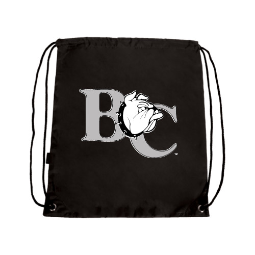  Black Drawstring Backpack - Official Logo