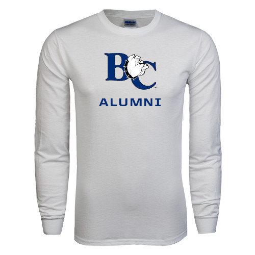  White Long Sleeve T Shirt - Alumni