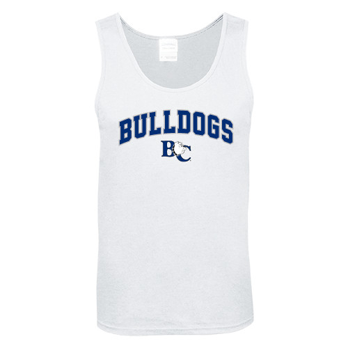  White Tank Top - Arched Bulldogs