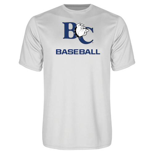  White Performance Tee - Baseball