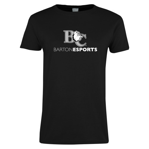  Womens Black Short Sleeve Tee - Esports