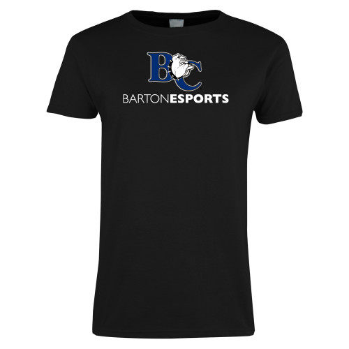  Womens Black Short Sleeve Tee - ESports
