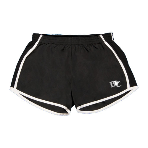  Womens Black/White Team Short - Official Logo