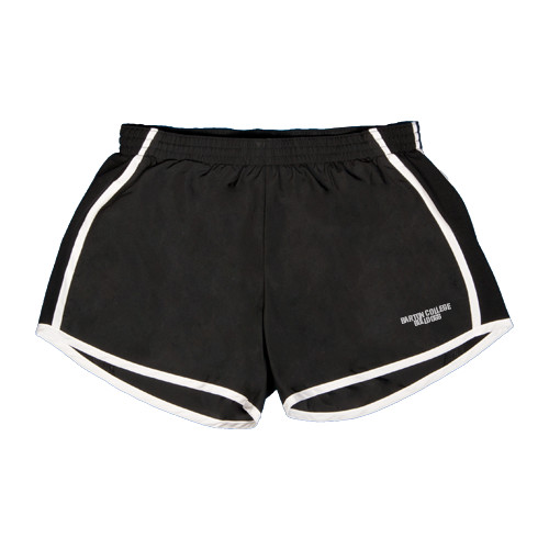  Womens Black/White Team Short - Wordmark