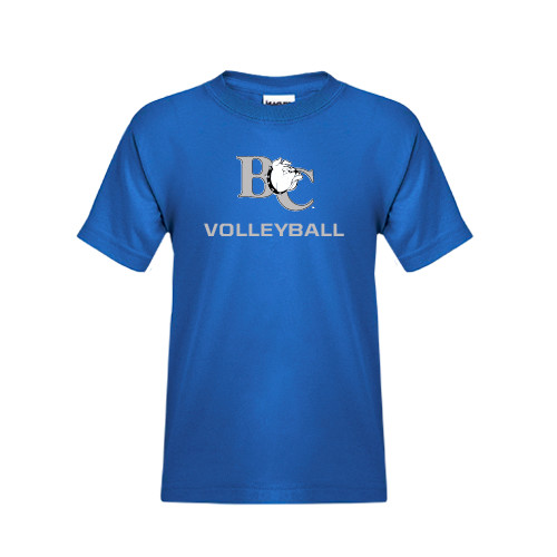  Youth Royal T Shirt - Volleyball